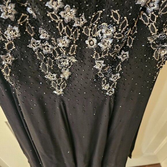 Strapless Beaded Formal Gown - Picture 8 of 12